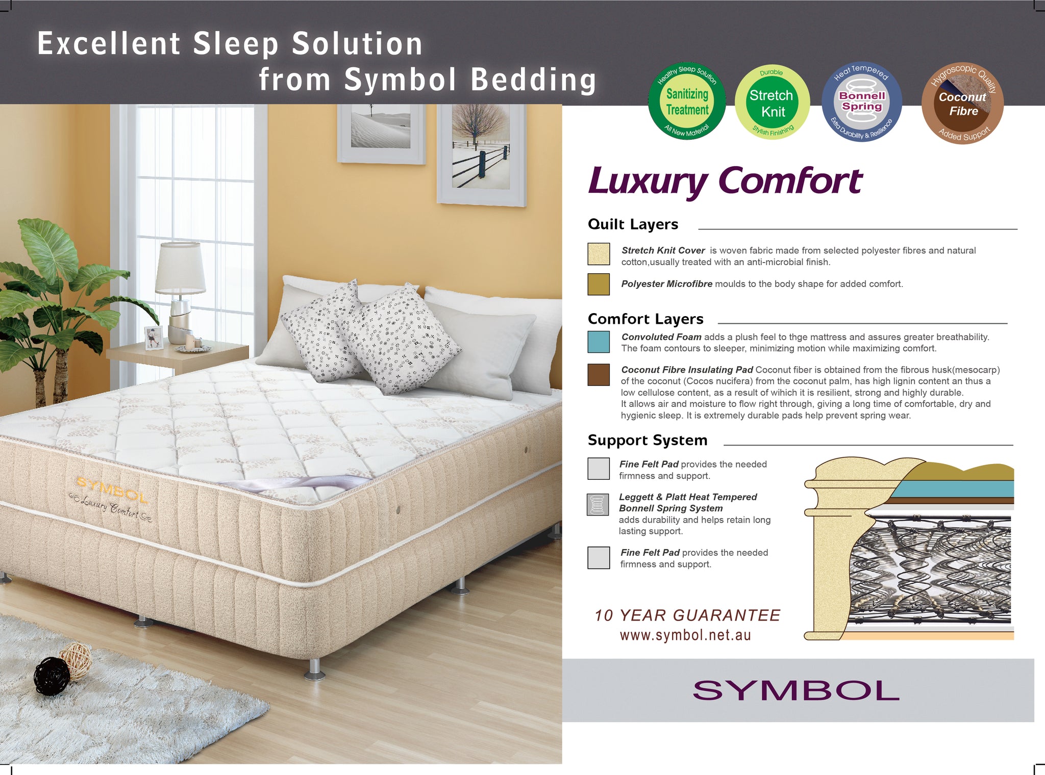 Symbol Mattresses Fantasia Furniture