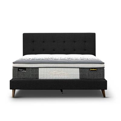 Yulara King Single Bed - Charcoal
